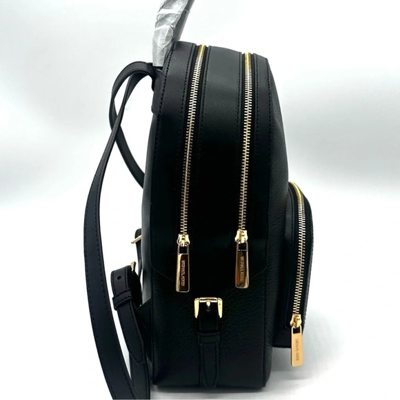 Michael Kors Medium Jaycee Backpack Black - Picture 3 of 12